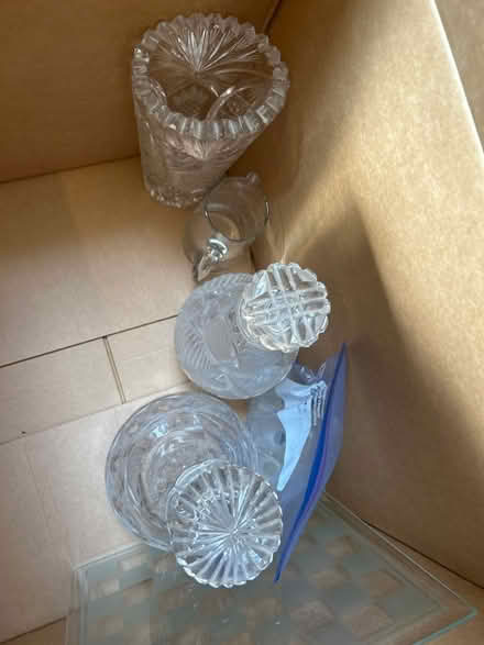 Photo of free Crystal decanters and vase (Clapham Junction SW11) #1