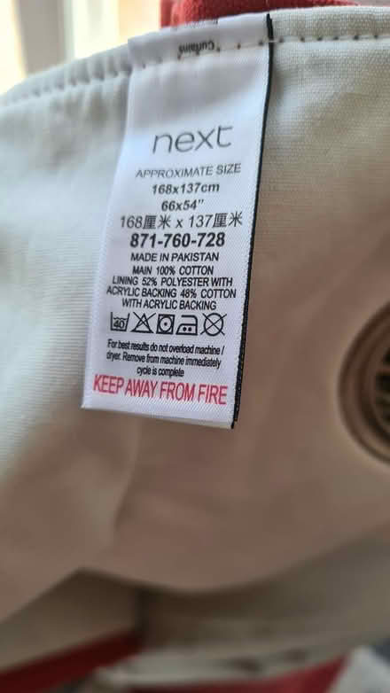 Photo of free NEXT Eyelet curtains (IP3 0LY) #2