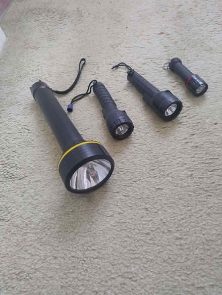 Photo of free 4 Old Type Torches (Billericay CM12) #1