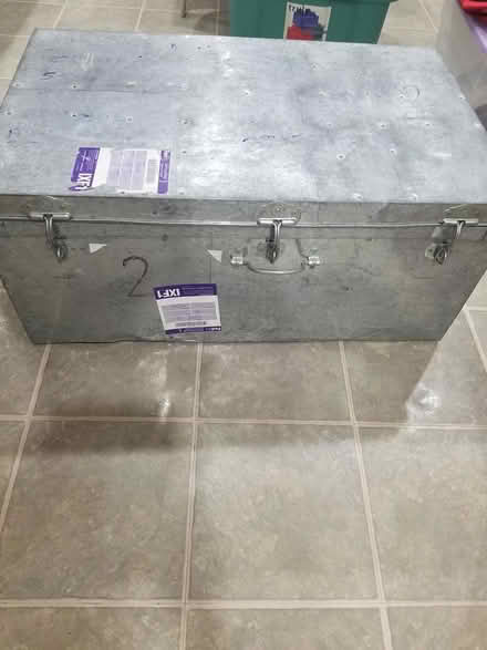 Photo of free Large Aluminium Trunk (Britannia Rd and Creditview Rd) #1