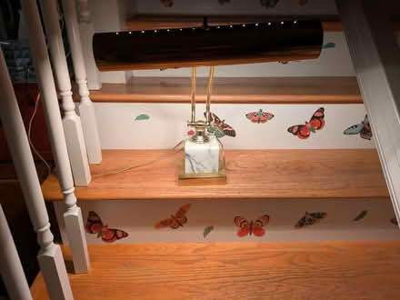 Photo of free Piano Light w/ Marble & Brass (Pawtucketville / Lowell) #1