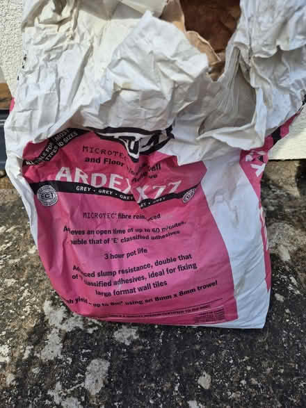 Photo of free Ardex X77 Tile Adhesive Grey (Leigh-on-Sea SS9) #2