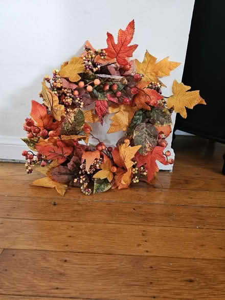 Photo of free Faux Flower Fall Wreath (South San Francisco) #1