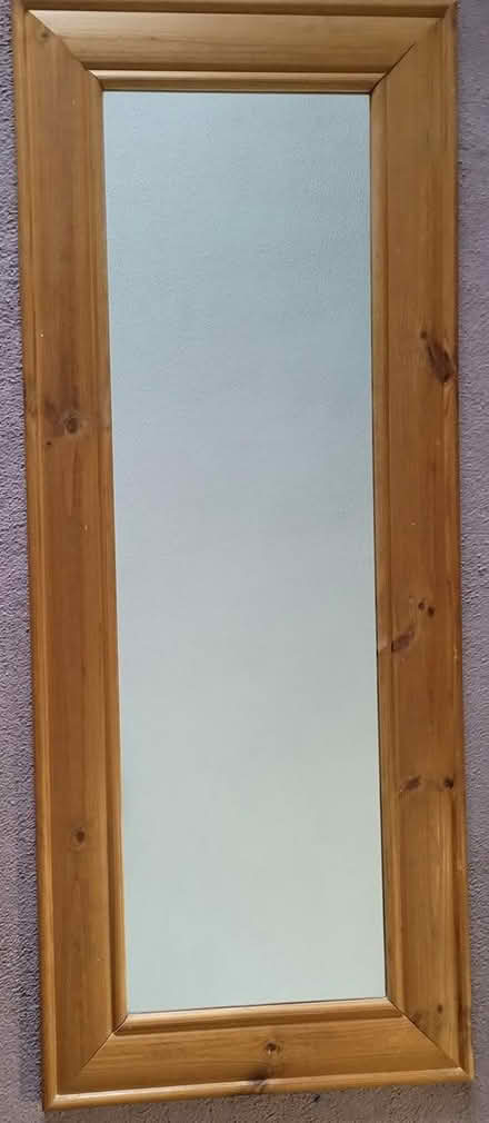 Photo of free Tall mirror, pine frame (Harlow CM18) #1