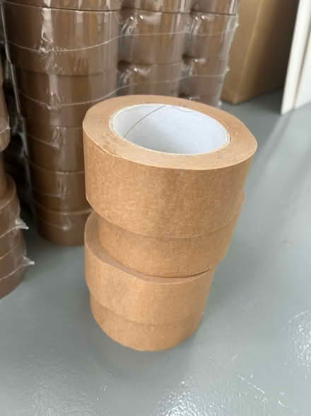 Photo of free 48 rolls brown vinyl tape, 4 rolls of paper tape (Peckham SE15) #3