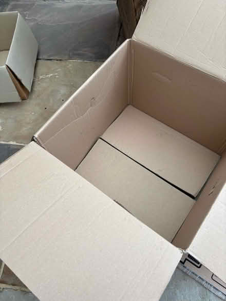 Photo of free Two Large Strong Cardboard Boxes (Weston-super-Mare BS23) #2