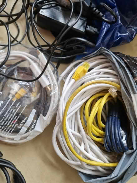 Photo of free Big goody bag of assorted cables and PC bits and pieces (Fishers Green SG1) #2