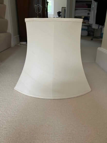 Photo of free Two large Silk lampshades (Maida Vale W9) #1