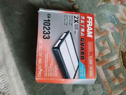 Photo of free New car air filter (Downsview) #1