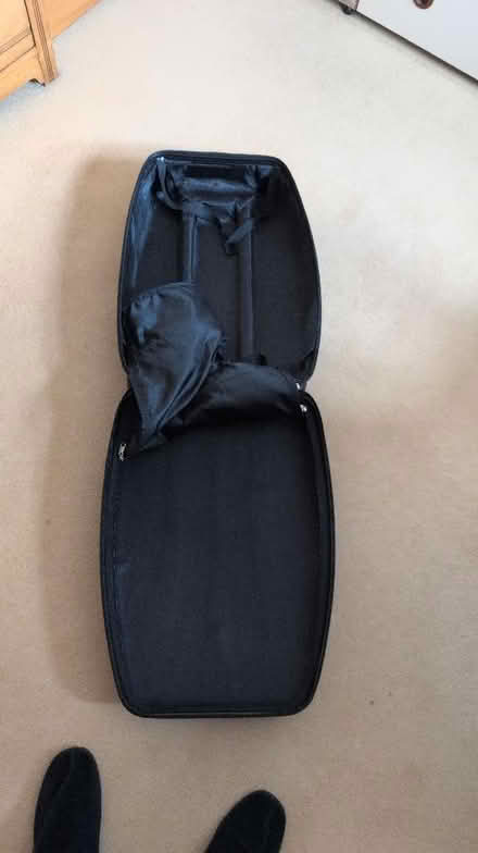 Photo of free 24in black hard suitcase (Holy Corner EH10) #2