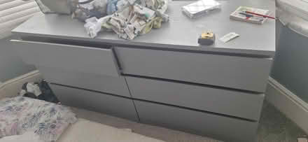 Photo of free Ikea Malm chest of drawers grey (BR1 Bromley/Downham) #1