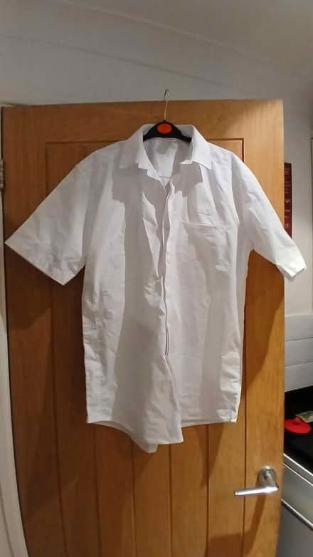 Photo of free X2 white work shirts size L (Welwyn, Oaklands. AL6) #1