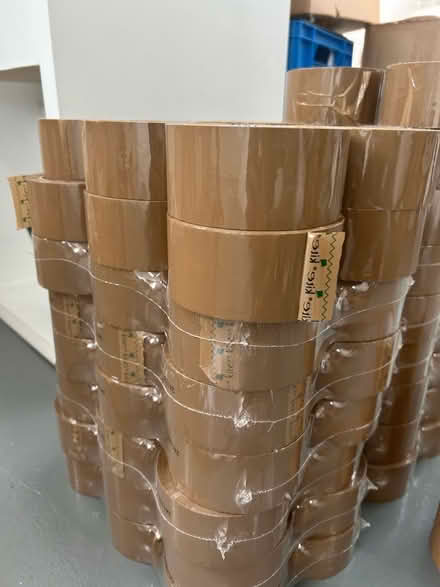 Photo of free 48 rolls brown vinyl tape, 4 rolls of paper tape (Peckham SE15) #2