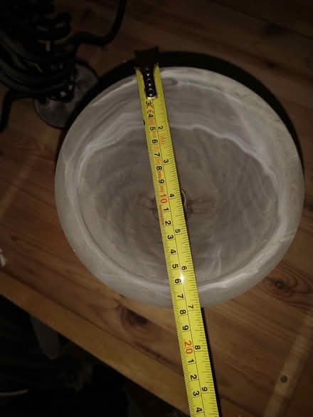 Photo of free Wrought iron 3 lamp hanging "chandelier" light fitting (St Austell PL25) #4