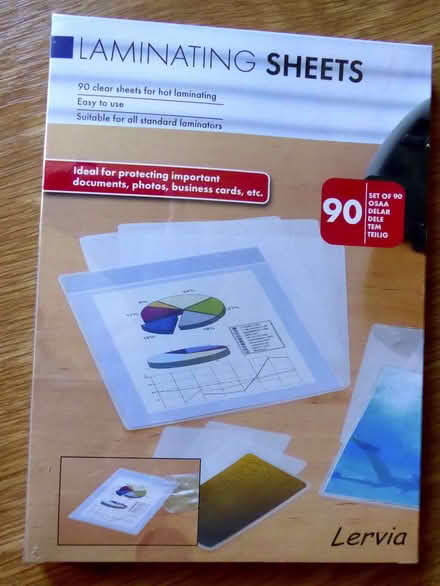 Photo of free Laminate pouches (Corfe Mullen BH21) #2