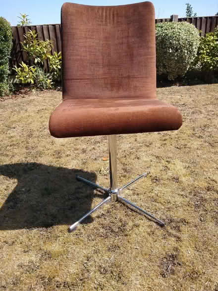 Photo of free Late 1970’s/early 1980’s Vintage Retro Chrome Swivel Chair (Hatfield Peverel CM3) #1
