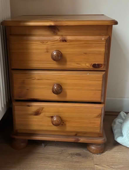 Photo of free Pine bedside table (Lawley TF4) #1