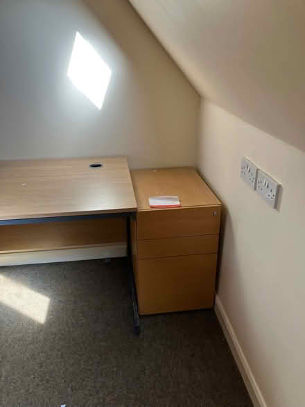Photo of free Office desk only (Willington MK44) #2