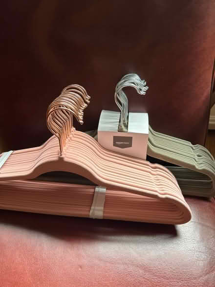 Photo of free Velvet hangars - Pink and Gray (East 20’s Manhattan) #1