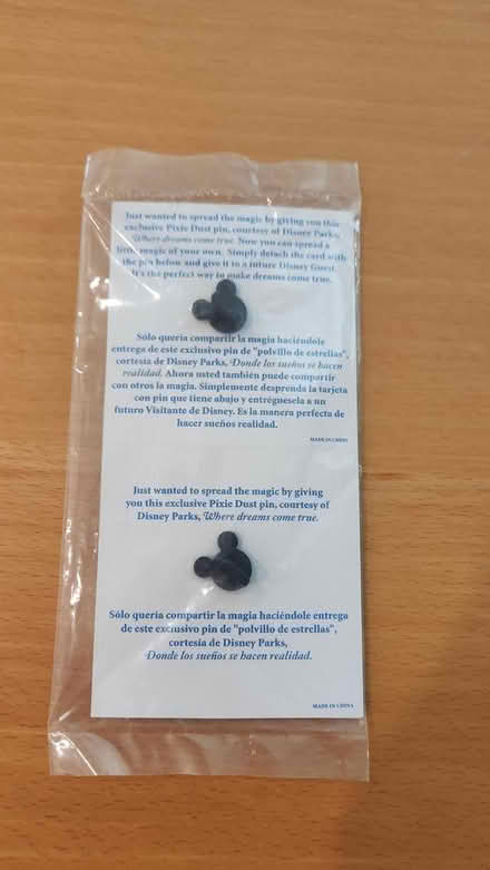 Photo of free Disney Tinkerbell "Pixie Dust" pins (Palm Park, Redwood City) #2
