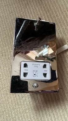 Photo of free Flat Plate chrome shaver socket (NW10) #1