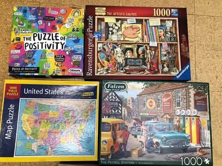 Photo of free Jig Saw Puzzles x 5 - 800-1000 (CV22 Bilton) #2