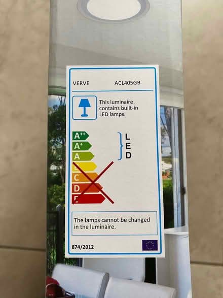 Photo of free LED Flush Ceiling Light, Brand New (Runcton PO20) #1
