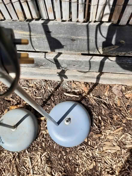 Photo of free 2x White standing lamps (BN18 0NB) #3