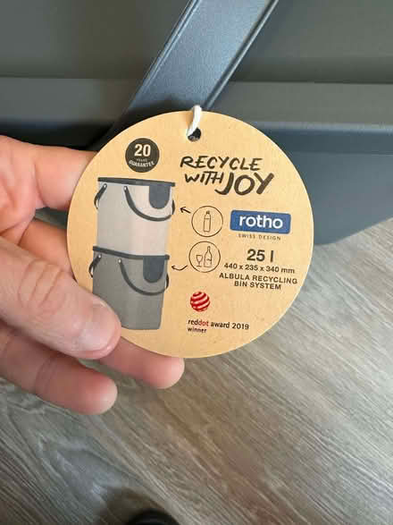 Photo of free gray 25l bin (Ravenscourt Park W6) #2