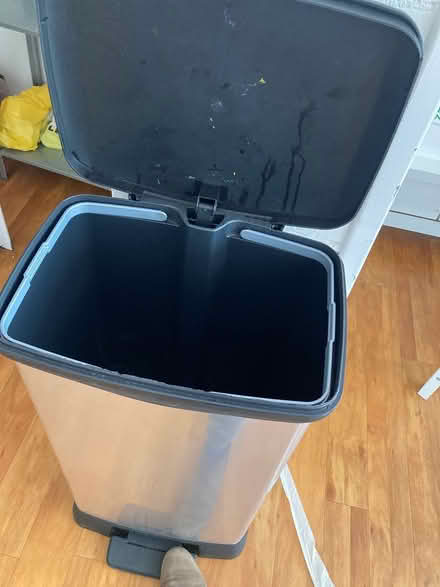 Photo of free Foot pedestal bins metal x2 (CV21 Rugby) #2