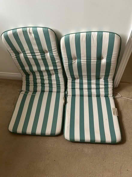 Photo of free Outside chair cushions (Bloxham OX15) #1