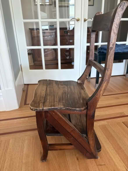 Photo of free Wooden chair/step ladder (West 90s) #2