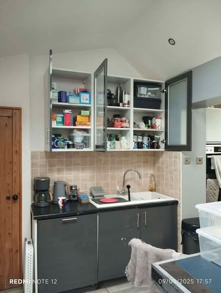 Photo of free 3 x kitchen wall units (Hawk Green SK6) #2