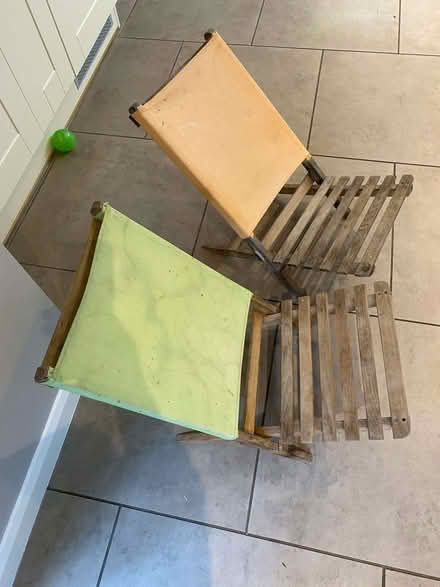 Photo of free Pair of deckchairs for small child (Runcton PO20) #1