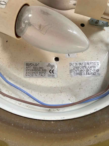 Photo of free Flush ceiling light (Runcton PO20) #4