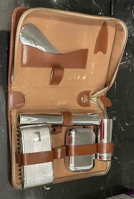 Photo of free Leather gents travel bag (Mitcham CR4) #1