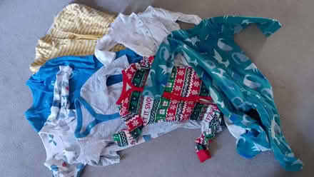 Photo of free 12- 18 month baby grows - blue (Emmbrook RG41) #1