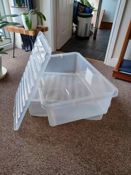 Photo of free Plastic storage boxes (LA4 5NY) #2
