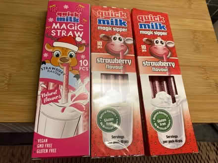 Photo of free Strawberry milk straws (Firswood M16) #1