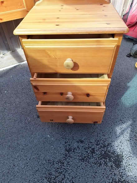Photo of free Pine bedside cabinet (SN15) #2