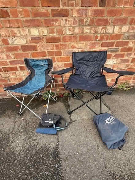 Photo of free Two folding chairs (Castlefields SY1) #1
