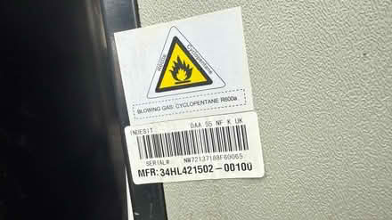 Photo of free Indesit Fridge Freezer Black used (HA9 Wembley park) #4