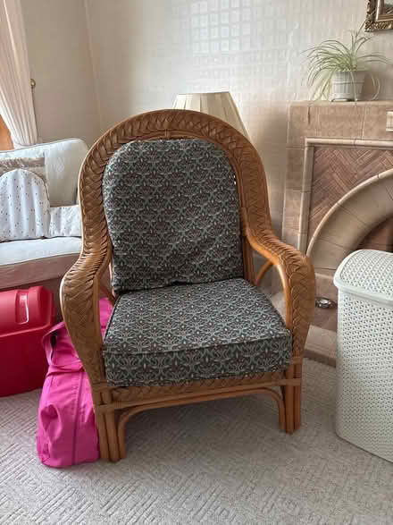 Photo of free Wicker chair (Kings Park G44) #1