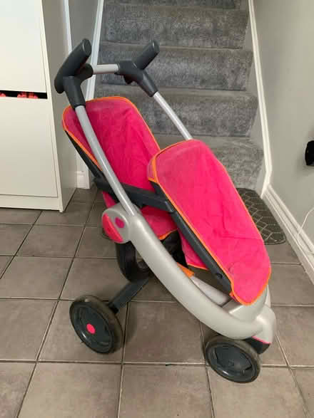 Photo of free Toy - double baby pram (Garston L19) #1