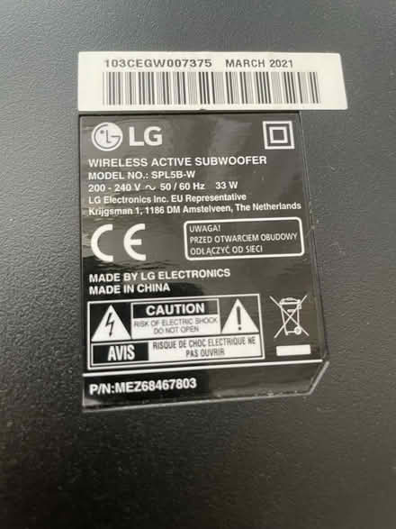 Photo of free Speakers for a television, with plug 8” W x 15” H (Seaside BN23) #2