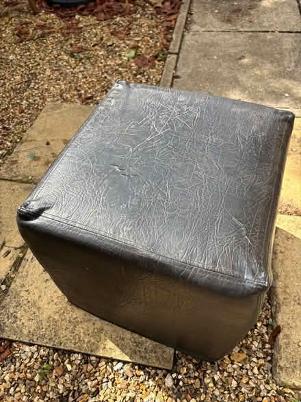Photo of free Faux leather foot stool (Bradford on Avon BA15) #2