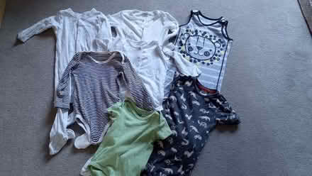 Photo of free 12-18 months baby grows -grey (Emmbrook RG41) #1