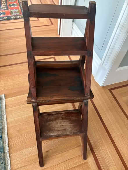 Photo of free Wooden chair/step ladder (West 90s) #4