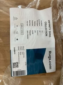 Photo of free Shaggy red rug - round 1.60m (Ravenscourt Park W6) #3