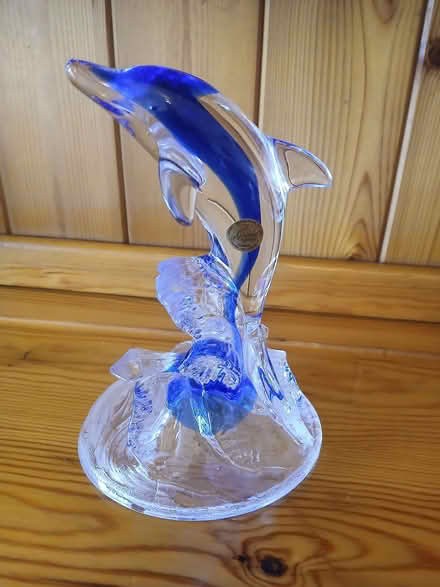 Photo of free Glass dolphin ornament (Willington DL15) #1